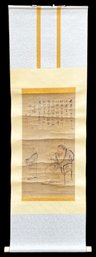 Antique Chinese Painted Scroll 'Early Autumn'