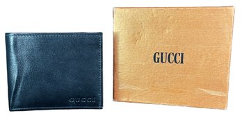 Gucci Black Leather Wallet - Never Used
