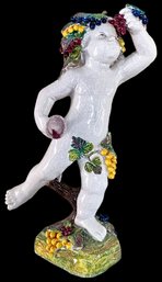 Large And Heavy Ceramic Bacchus