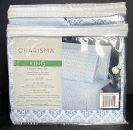 Charisma 6 Piece King Sheet Set, New In Packaging