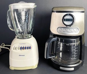 Osterizer Blender And Kitchaid Coffee Maker