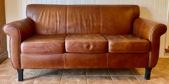 Brown Legacy Leather Sofa