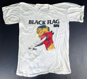 Vintage 1980s Black Flag Band T Shirt