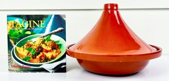 Glazed Moroccan Clay Tagine And Moroccan Stew Cookbook