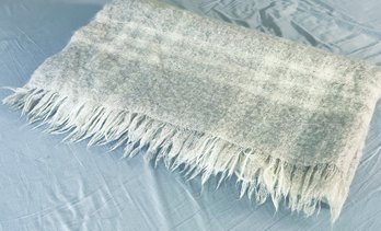 What Appears To Be Handwoven Mohair Blanket