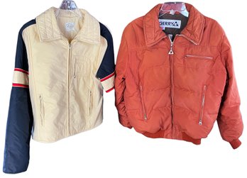 2 Vintage Puffer Jackets - Gerry & Roffe Skiwear