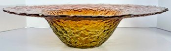 Stunning Gold Art Glass Bowl