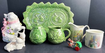 Vintage Pinheiro, Lenox, Wedgewood Easter Bunny Items And More