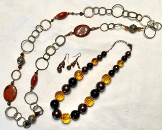 Costume Jewelry With Some Stone Beads