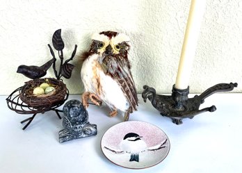 Bird And Owl Themed Decor