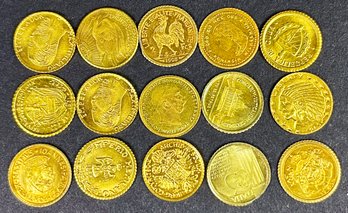 Mini Vintage 'gold' Coin Replicas