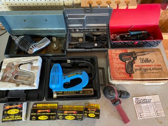 Dremel, Solderer, Electric Nail Gun, Stapler, & More