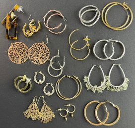 Hoops And Chandelier Earrings