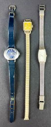 Three Delicate Analog Watches - Timex, Seiko And Wittnauer