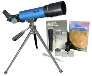 Carson Aim Mtel-50 Telescope & Accessories