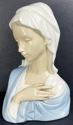 Lladro Porcelain Madonna Bust