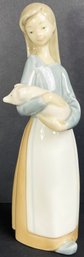 Lladro Girl With Duck