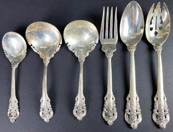 Assorted Wallace Grand Baroque Sterling Serving Pieces