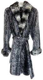 Rare Vintage Zuki Sheared Beaver Fur Coat