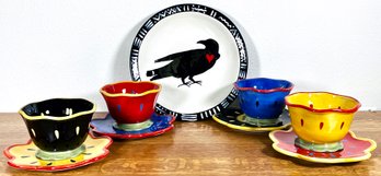 Whimsical Bowls And Plate