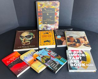 Art & Storytelling Book Lot Including Brother's Grimm, Native American Art, Pottery Guides & More!