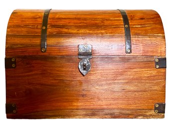 Vintage Small Wood Trunk