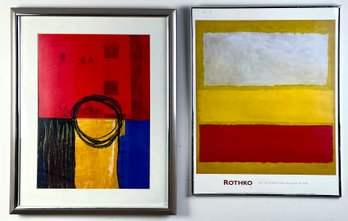 The Met Rothko Exhibition Poster & Colorful Abstract Print