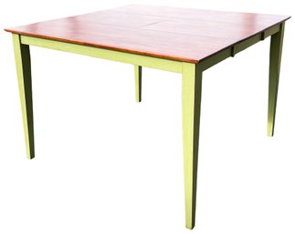 Beautiful High Top Dining Table With Self Storing Leaf