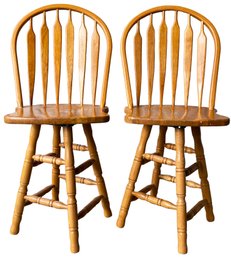 Pair Of Vintage Counter Stools