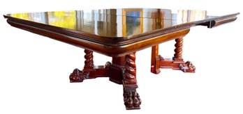 Antique Mahogany Dining Room Table
