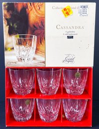 6 Cristal D'Arques Old Fashioned Cassandra Crystal Goblets