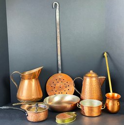 Vintage Copper Cooking & Serveware