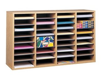 New Safco 36 Section Adjustable Literature Organizer