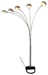 Enormous Modern Floor Lamp With 5 Outstretched Lights