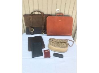 Assortment Of Vintage Leather