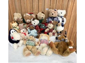 Assortment Of Vintage Teddy Bears, Many Boyd, & More