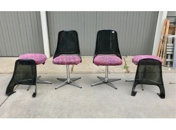 Set Of 4 Imperial Mid Century Modern Dining Chairs