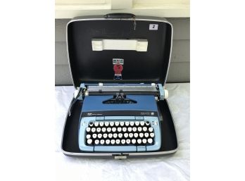 Vintage Smith Corona Galaxy 12 Electric Typewriter In Case