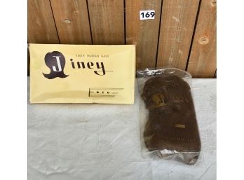 Vintage Jiney 100% Human Hair Wig, Appears To Be New