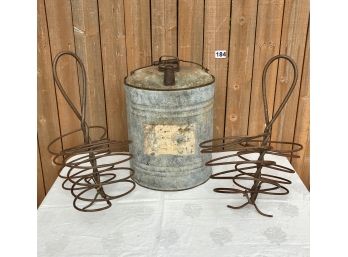 Metal Plant Holders & Gas Can