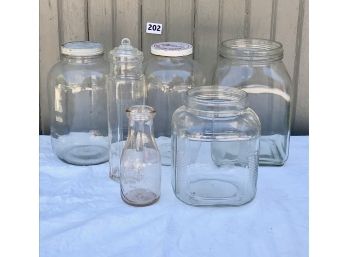 Assortment Of Jars & Bottle
