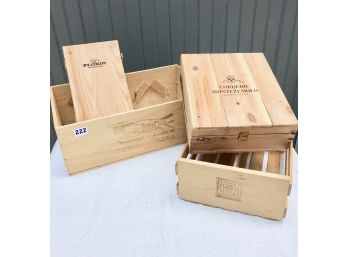 4 Wine Boxes