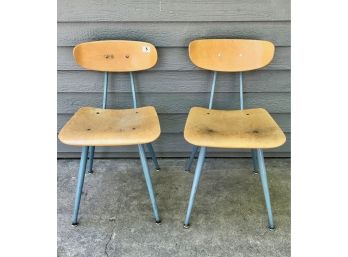 Vintage Adult Size School Chairs
