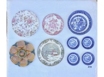 Assorted Transferware & Decorative Plates