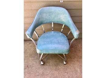 Unique Art Deco Chrome Doctor's Chair