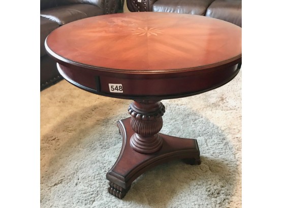 Ornate Round Occasional Table
