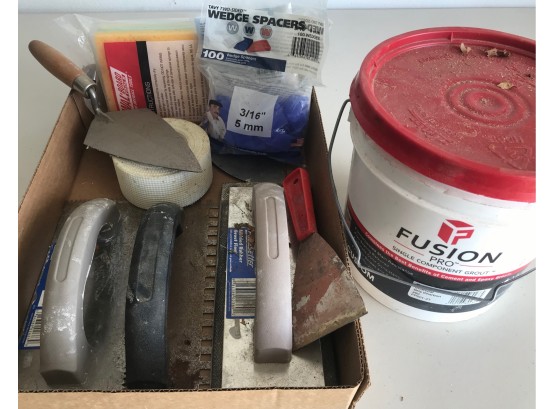 Trowels, Grout, Other Tiling Supplies