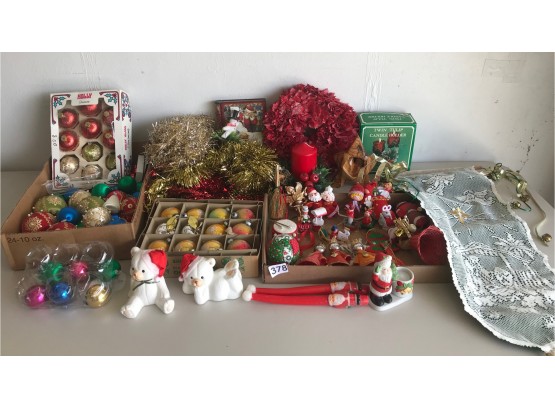 Loads Of Christmas Including Vintage Ornaments