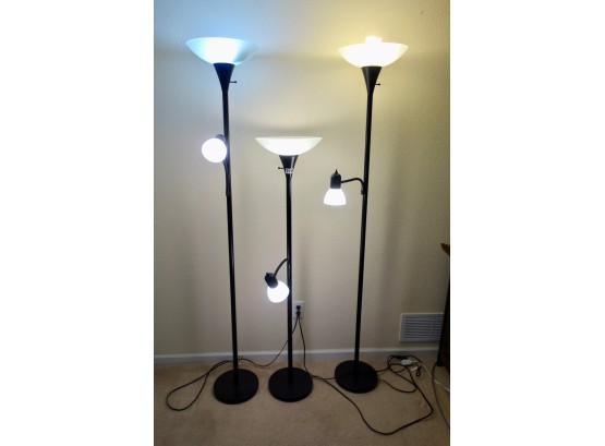 3 Coordinating Floor Lamps