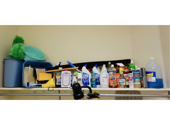 Assorted Cleaning Supplies As Pictures